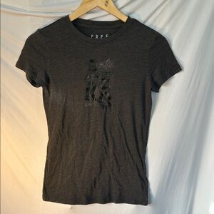 Free Women's Black Short Sleeve Tee